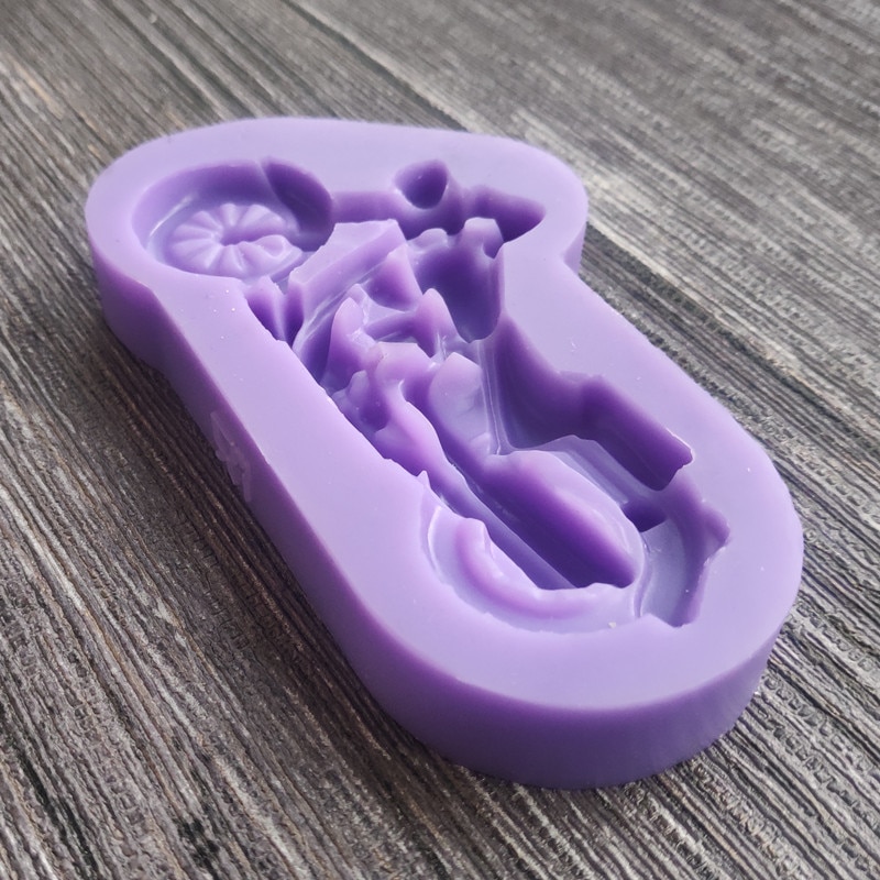 Motorcykel silikone forme baby fødselsdag fondant kage dekorationsværktøjer diy bagning slik ler chokolade gumpaste forme 1510