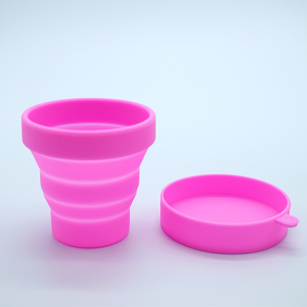10 pièces pliable stérilisateur coupe coupe menstruelle Silicona Flexible menstruel stérilisant tasse Copa Mestrual Esterilizador pour femme: Pink