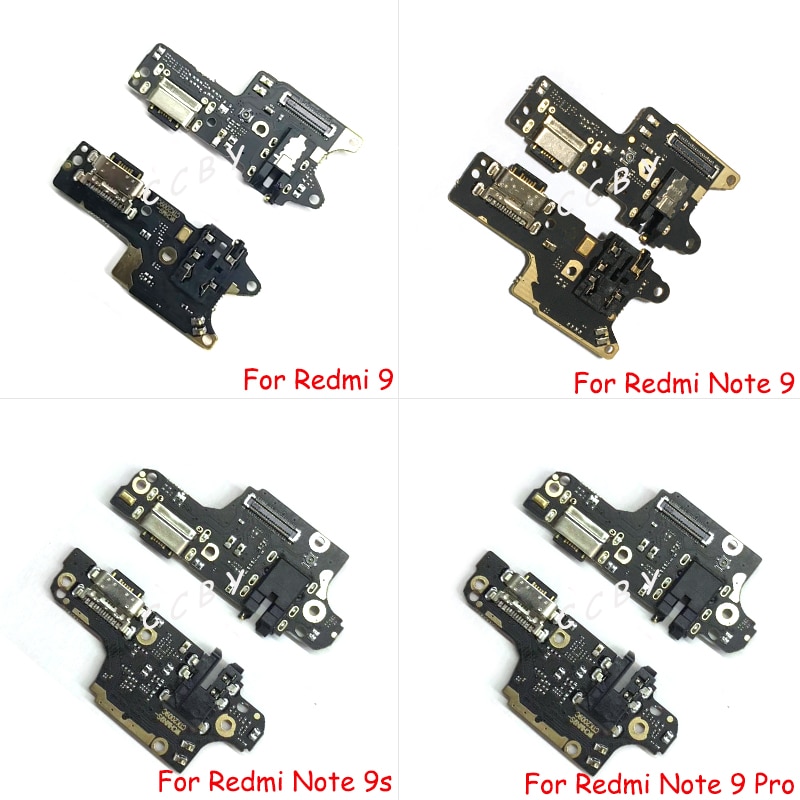 Usb-poort Opladen Dock Connector Flex Kabel Voor Xiaomi Redmi 9 9A Note 9 9S Pro
