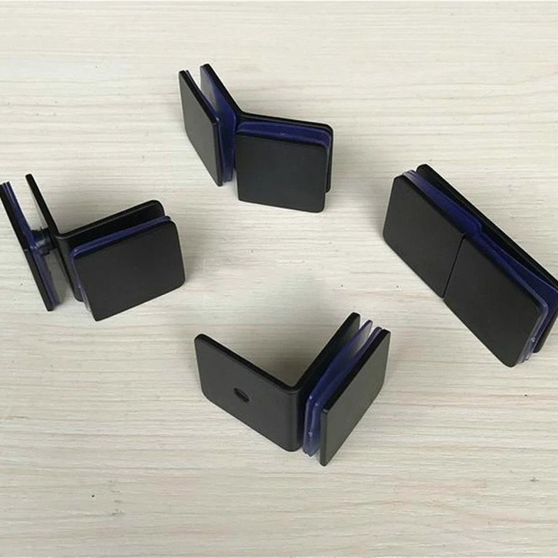 304 stainless steel glass partition code glass to wall 90 degree single side corner code bathroom fixed clamp wall clam(SJ1365)