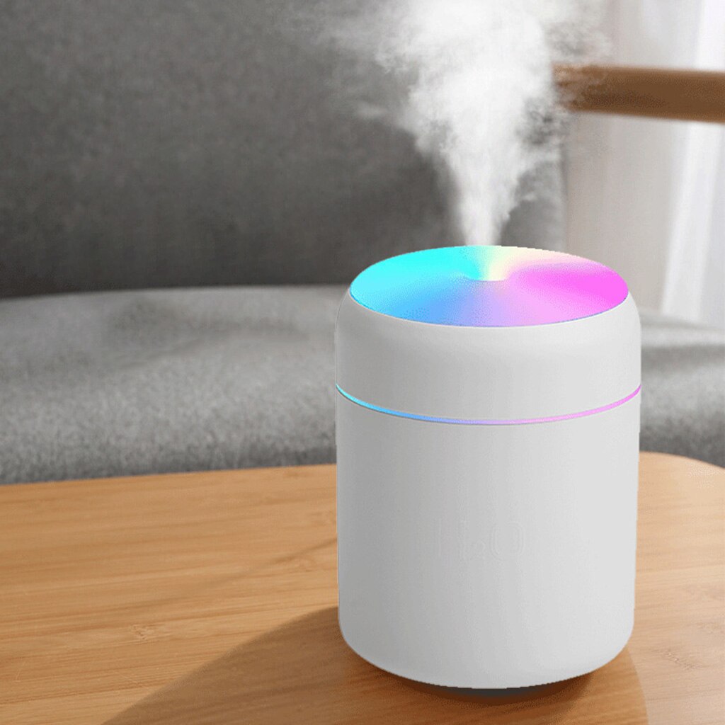 Mini Humidifiers with Night Light, Cool Mist Humidifier USB Air Diffuser, for Home Office Bedroom Desktop