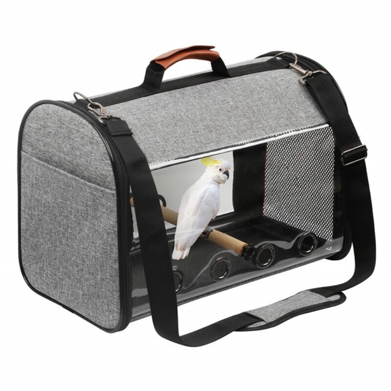 Multifonctionnel oiseau sac de voyage Portable animal de compagnie oiseau perroquet transporteur respirant sortir voyage Cage petits animaux transporteur