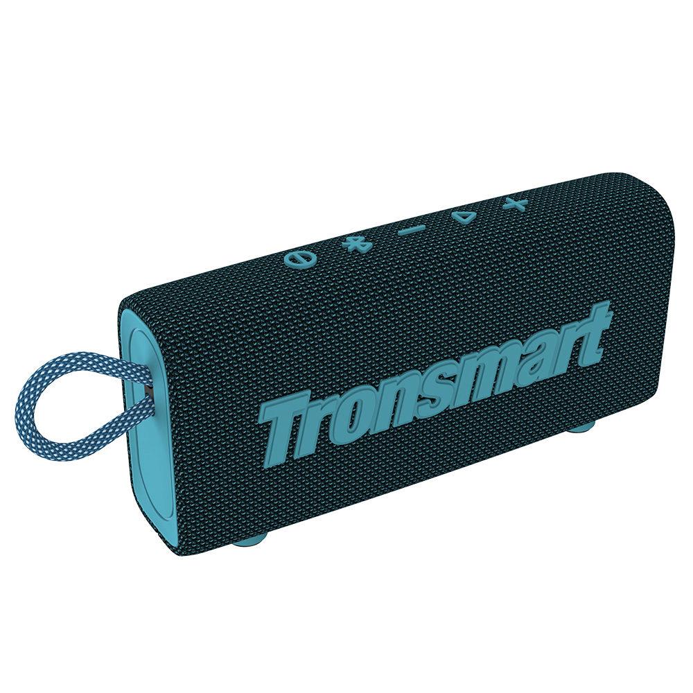 Tronsmart Trip Haut-parleur Bluetooth 5.3 Haut-parleur portable à double pilote avec étanche IPX7, véritable stéréo sans fil pour haut-parleur extérieur: Bleu