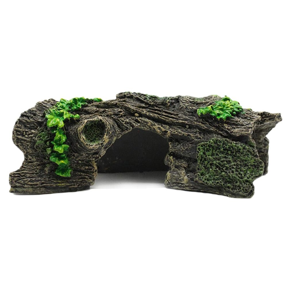Décoration d'aquarium, abri de poisson, artisanat en résine, décoration d'aquarium, fournitures, trou de Simulation