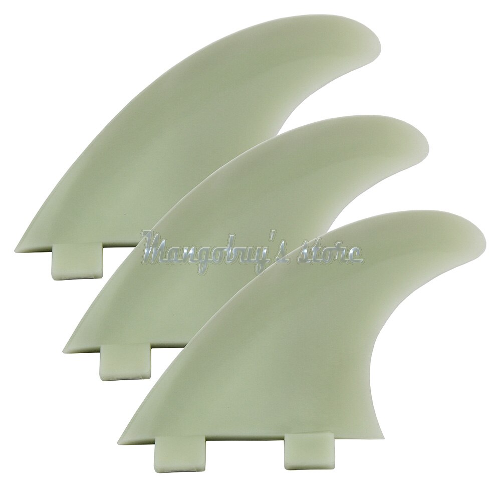 3 PCS/Set Black White Surfboard Fins For FCS Plastic Sup Board Accessories Surf Stand Up Paddle Windsurf