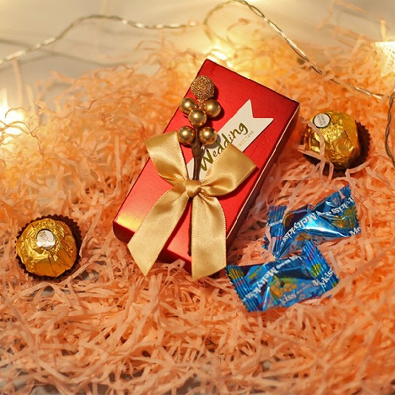 10 sztuk nowy twórczy złoty cukierki pudełka papier pakowy ślub urodziny boże narodzenie niemowlę prysznic Favor cukierki opakowanie na prezenty skrzynka