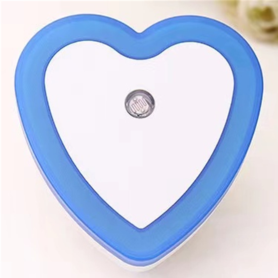 Wireless LED Night Light Sensor Lighting Mini EU/US Plug Night light Lamp For Children Room Bedroom Lights Christmas Lighting: dark blue / EU
