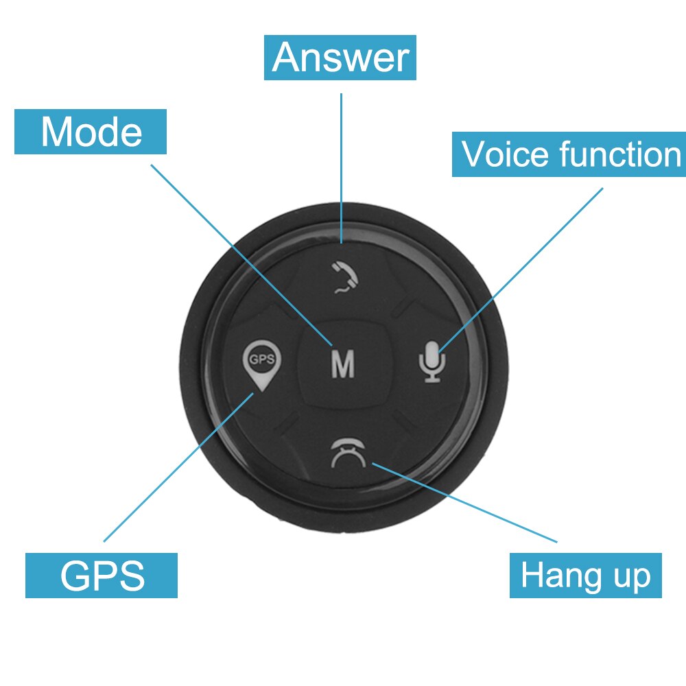 Controller per volante per auto senza fili accessori per auto pulsanti per telecomando Radio di navigazione GPS musicale