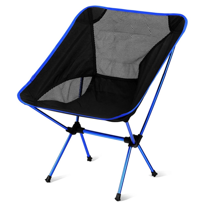 Outdoor Moon Chair 7075 Light Aluminum Camping Fishing Chair BBQ Folding Chair Beach Director Chair