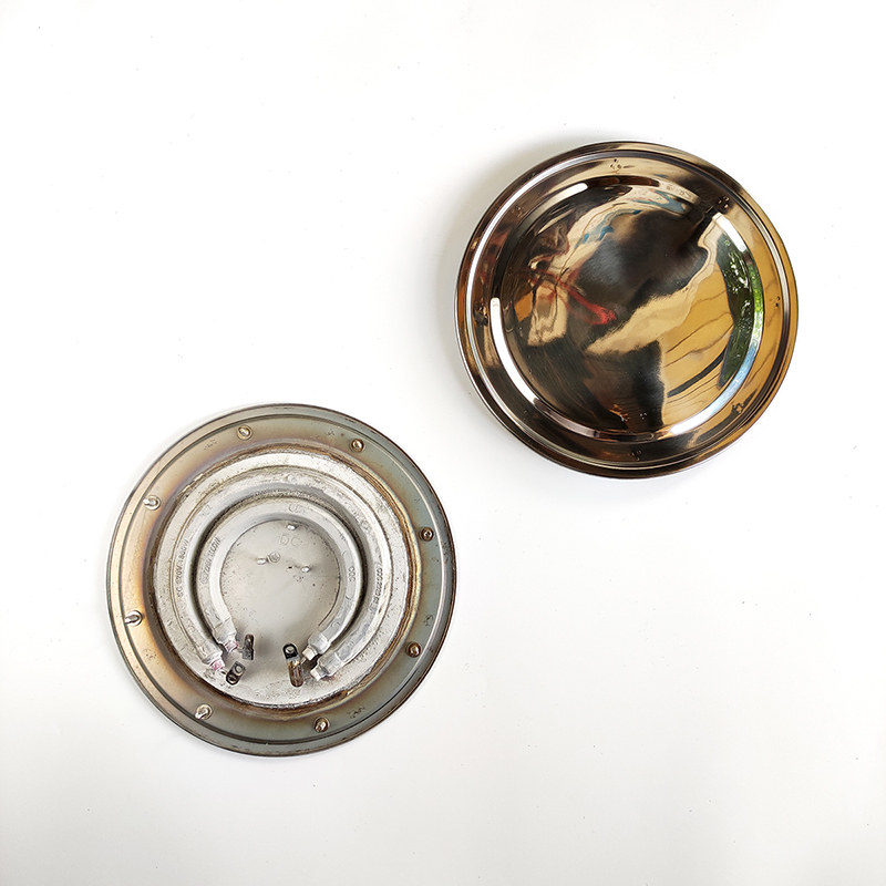 Stalen Verwarmingselement Voor Water Elektrische Warmte Vat Dampende Emmer Boiler 19Cm Heater Plaat M4 220V 3200/2800/1500W