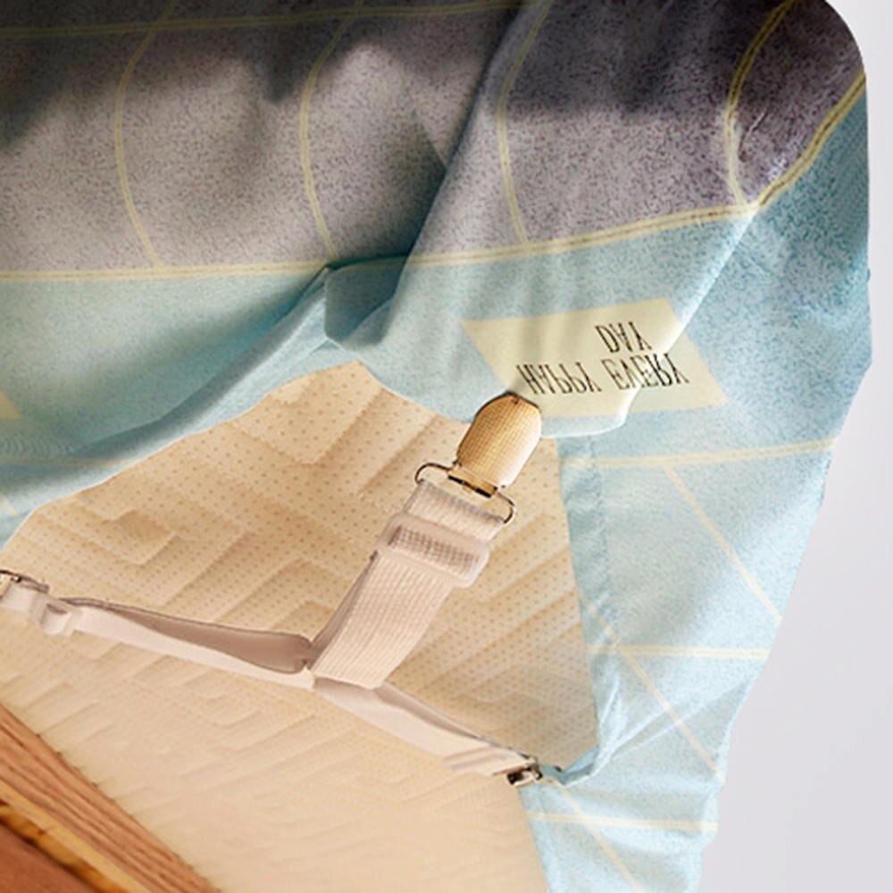 4 pièces drap de lit sangle de maintien attache matelas attaches couvertures élastique pince jarretière fixation antidérapant ceinture articles ménagers