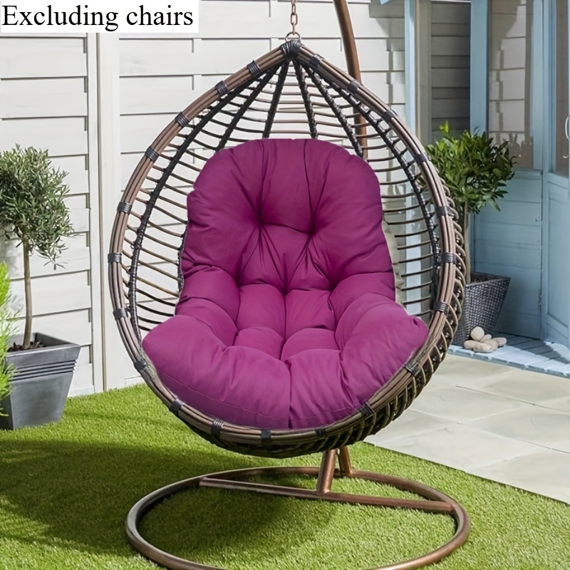 Ganzjahres-Chaiselongue, Balkon-Garten-Sitzkissen, Hängesessel-Sitzkissen (Hängesessel nicht enthalten): Kiefer