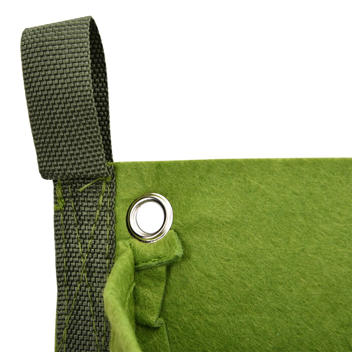 Green Vertical Garden Planter Wall-Mounted Planting Flower Grow Bag 4 Pocket Vegetable Living Garden Home Supplies 70*30cm