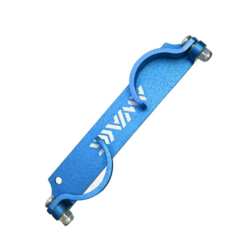 Boîte de pêche Portable, outil de suspension latérale, support pliable en alliage d&#39;aluminium, support de canne à pêche, accessoires: Style 2 Blue