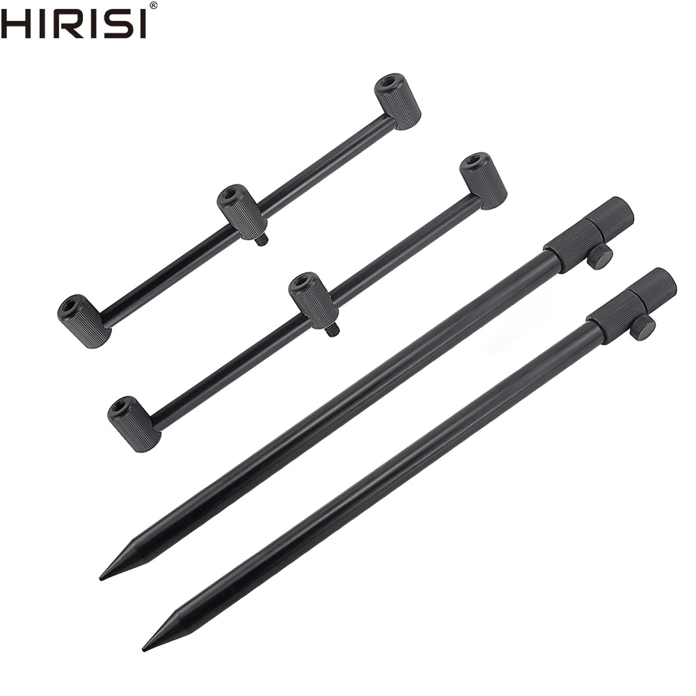 Barra de aluminio para pesca de carpa, barra de pesca, barra zumbadora para 3 Cañas