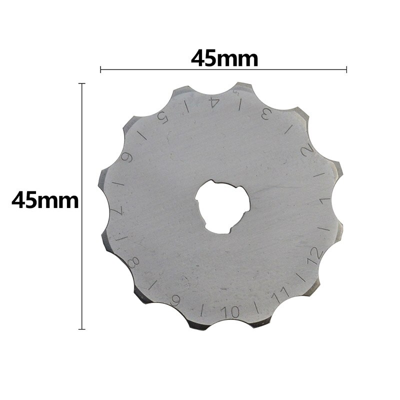 10pcs 45mm Rotary Cutter Backup Blades Circular Quilters Replacement Sharp Blades Handcraft DIY Quilting Tools DIY Cutting Blade