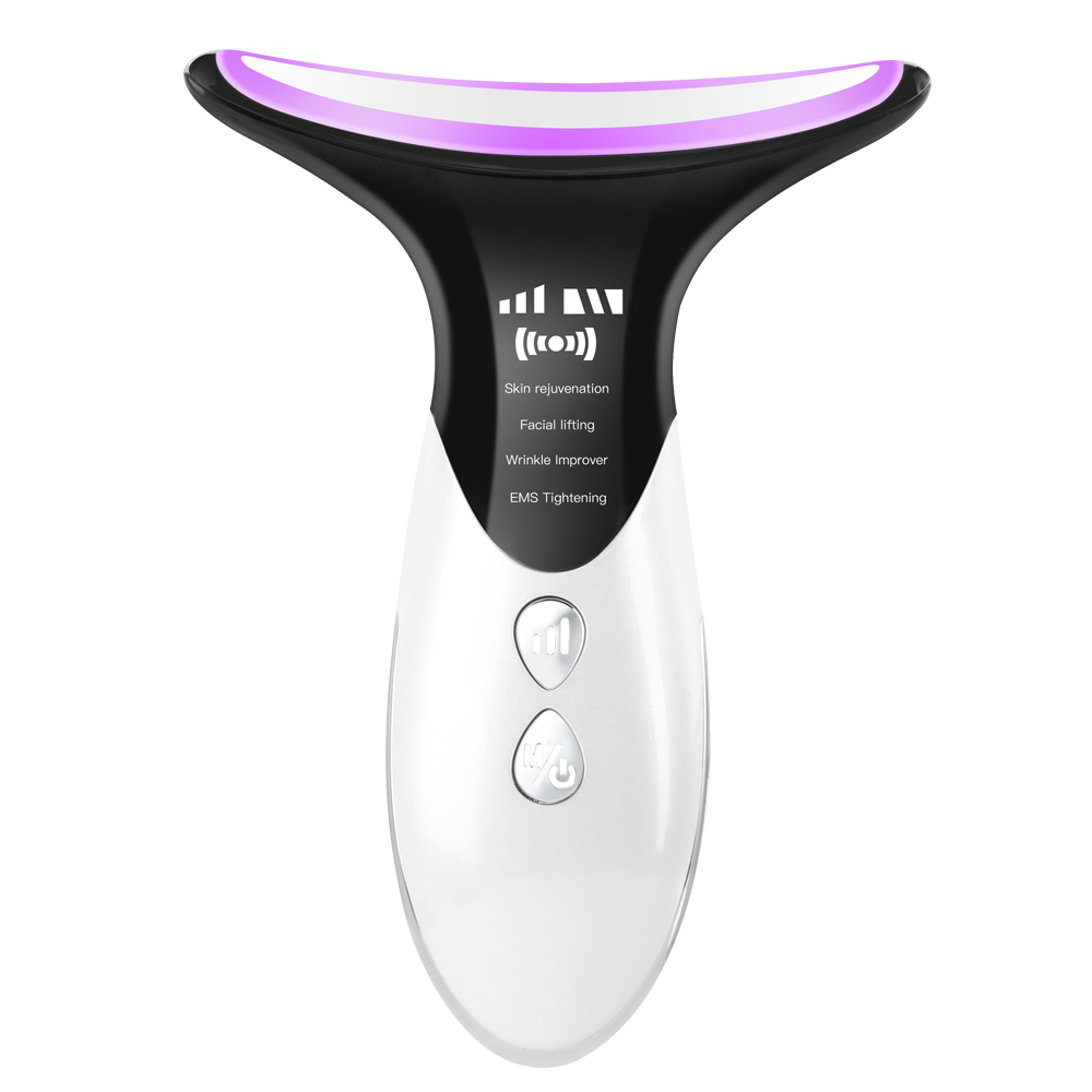 Neck Anti Wrinkle Face Lifting Beauty Device Double Chin Remove Massager LED Photon Therapy EMS Tighten Neck Lifting Care Tool: Default Title