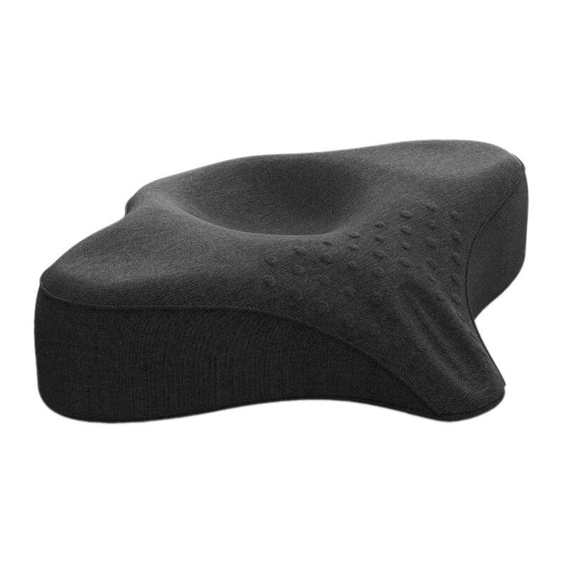 Orthopedic Pillow Sleep Eyelash Extension Pillow Memory Foam Neck Support for Pain Relief & Cervical Spine Alignment: Gray 50cm