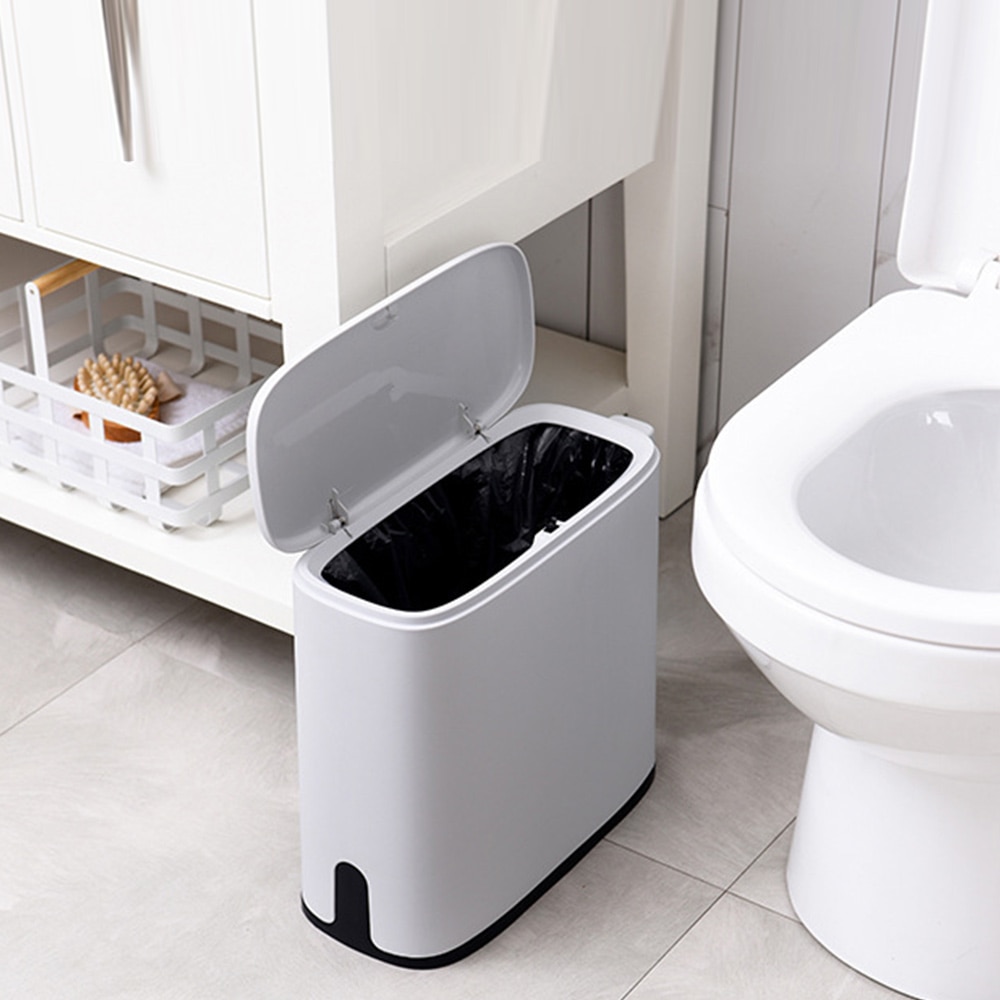 11l lixeira de banheiro skraldespand toilet affaldsbeholder skraldespand kurv skraldeposeholder nul affald badeværelse rengøring opbevaringsboks