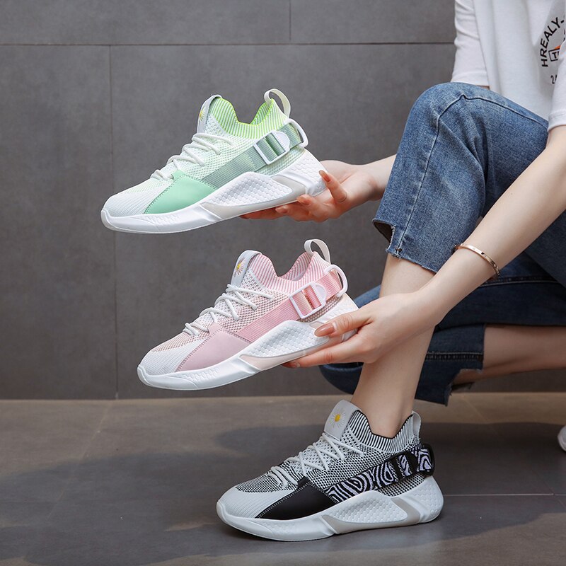 Light Running Shoes Comfortable Leisure Women's Sneaker Breathable Wear-resistant Outdoor Walking Women Sport Shoes