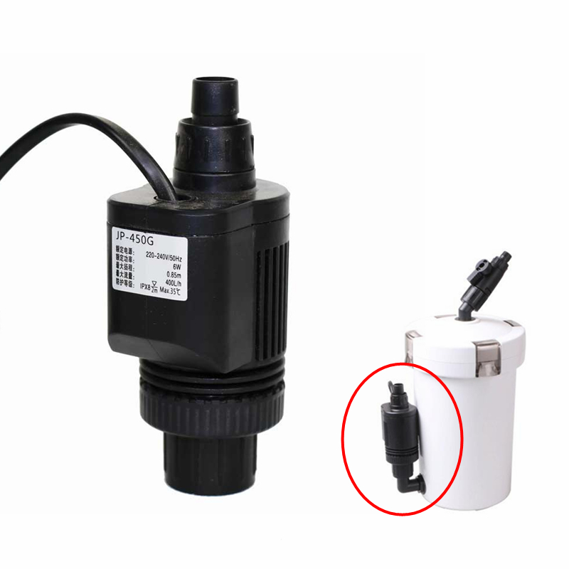 Special Water Pump Version 6W For HW602B 603B External Filter Aquarium Fish Tank 400L/H