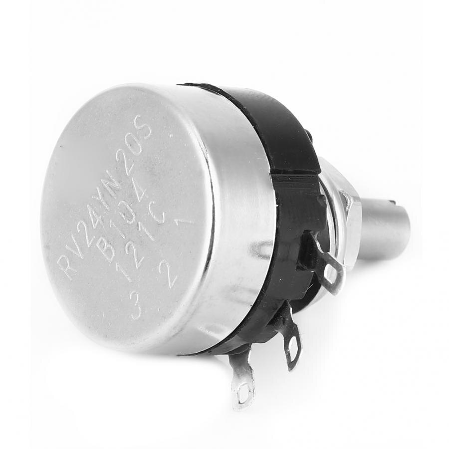 Potentiometer Scale Plate RV24YN20S Potentiometer Knob Scale Set Carbon Film Potentiometer + Dial Scale Plate + Knob 100K