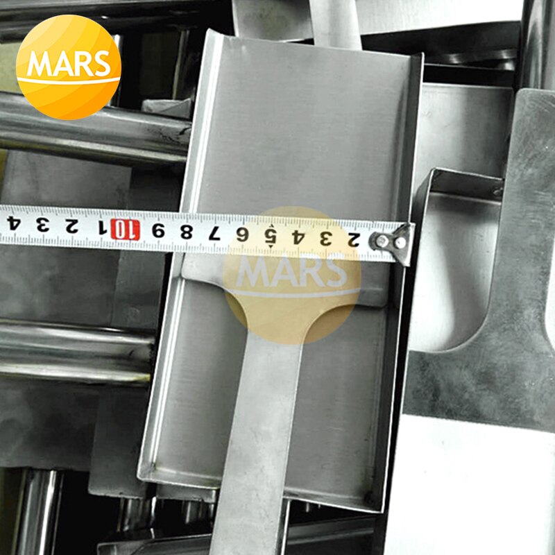 Square Shaped Fish Shaped Waffle Cake Filling Shovel Open Mouth Ice Cream Cone Taiyaki Stuffing Filling Tool Stainless Steel