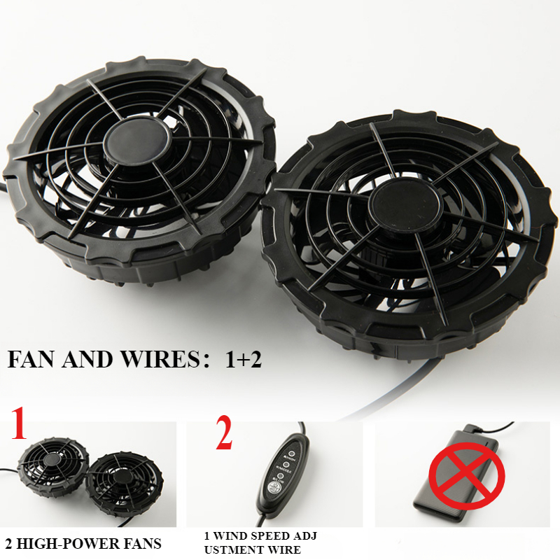 Kühlende weste mit tragbarem Ventilator, ärmellose weste mit klimaanlage und usb-anschluss, 8 stunden kühlung für arbeiten bei hohen temperaturen, fahrradjacke