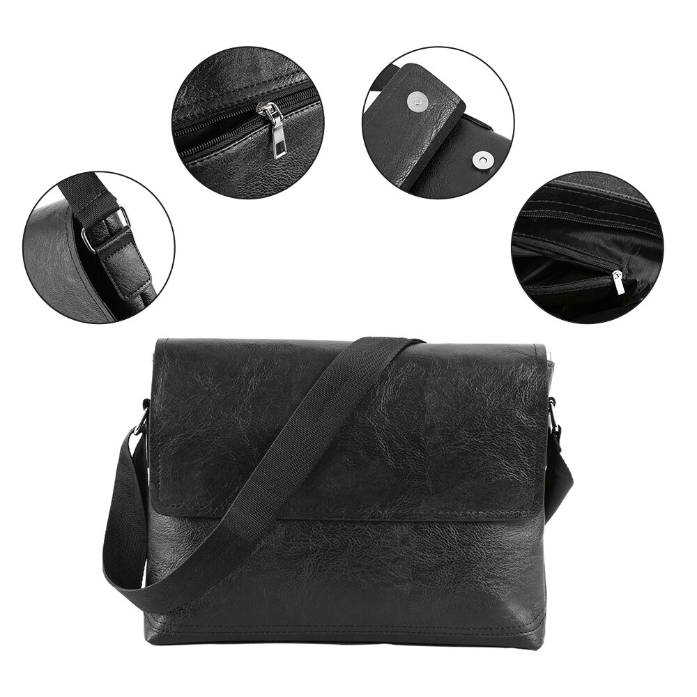 Männer Handtasche der Männlichen PU Leder Messenger Taschen für Mann Casual Business Vintage Crossbody-tasche