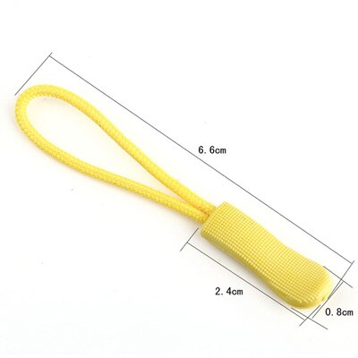 10 Stks/zak PVC Rits Trekkoord Rits Pull Puller End Fit Touw Tag Fixer Zip Koord Mix Kleur voor Kledingstuk tassen: Style 8