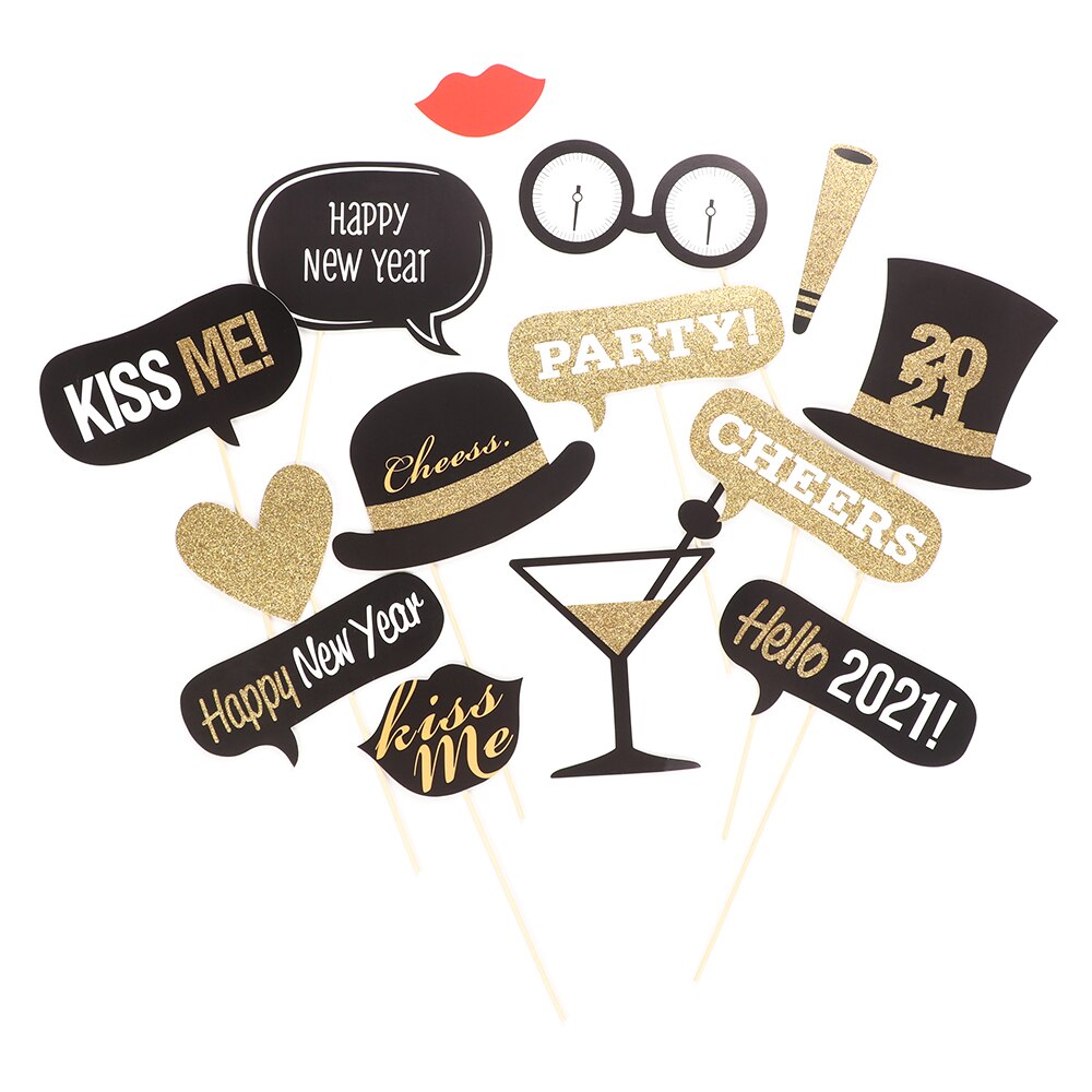 Fun Wedding Decoration Photo Booth Props DIY Birthday Photobooth Props Photo Accessories Year Thanksgiving Event Party