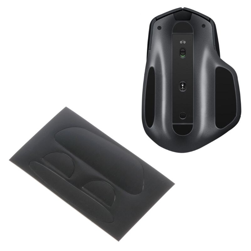 1 Juego de patines negros con borde de la curva, 0,6mm, para Logitech MX Master Mouse C26