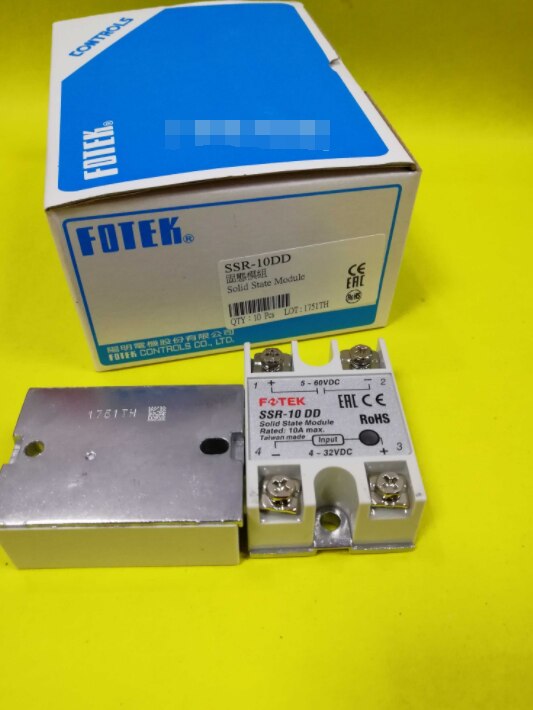 Fotek SSR-10DD SSR10DD Solid State Relay 10A -1pc