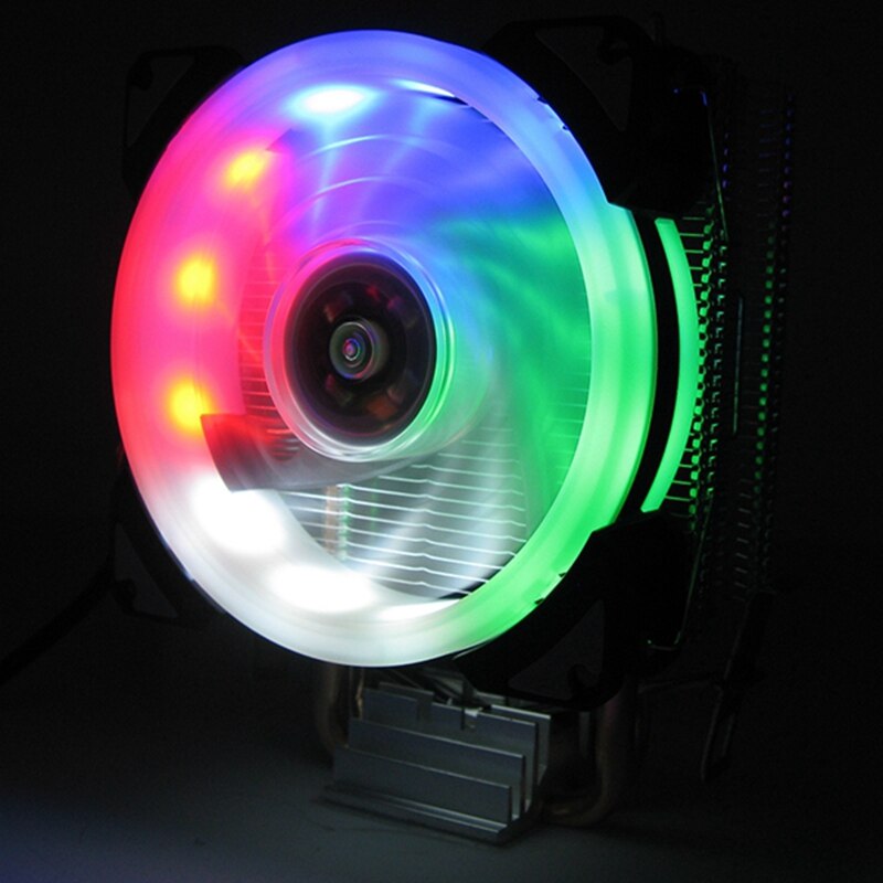 DELEFUN CPU Cooler 2 Pure Copper Heat Pipe Cooling Tower Cooling System 9mm CPU Cooling Fan CPU Radiator for AMD .