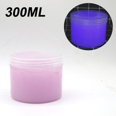 150-300ML Regenbogen Fluoreszierende Schleim Flauschigen Floam Kinder Modellierung Ton Spielzeug Polymer Pädagogisches Schleim Anti Stress Plastilin: Gelb