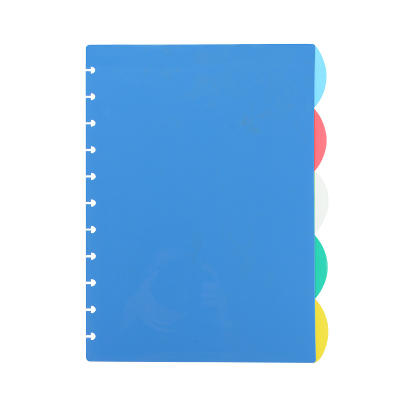 A4 Mushroom Hole Notebook File Index Page Separator Page Mushroom Planner Bookmark Page Loose-leaf Accessories Notebook Supplies