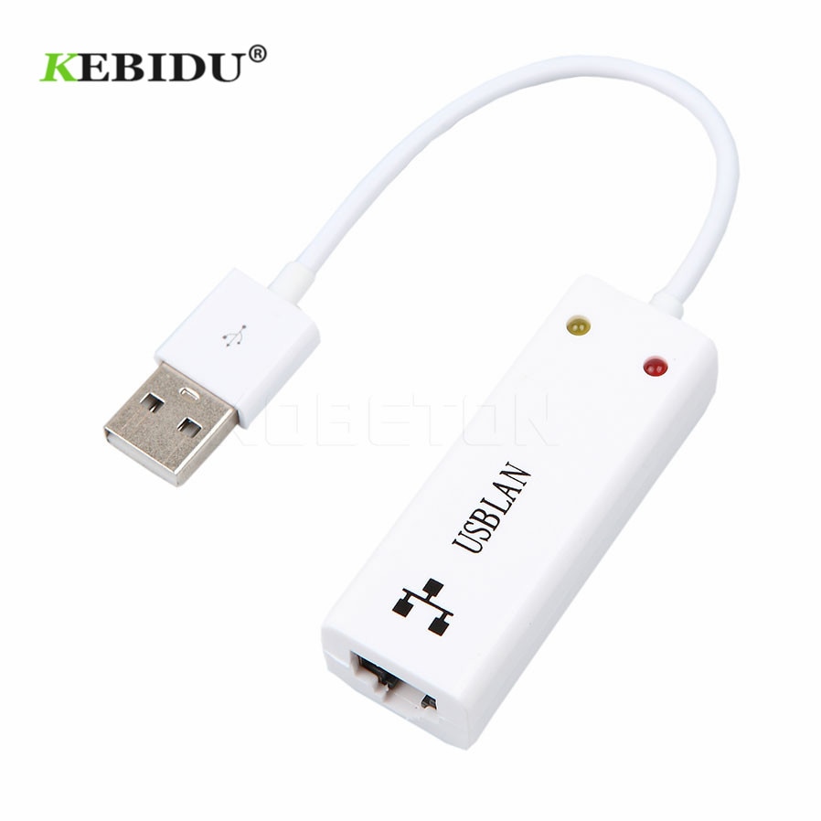 KEBIDU USB naar RJ45 USB 2.0 Lan Netwerk Ethernet Adapter Card Asix 8152B Voor Mac OS pc Laptop SmartTV Win 10 7 8 XP