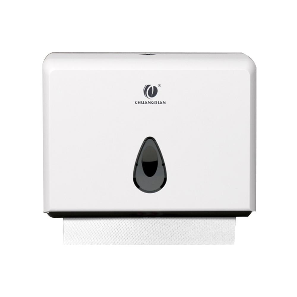 Household Roll Paper Box, Hotel, Wall-Mounted Bathroom Toilet, Bathroom Waterproof Plastic Rectangular Tissue Box, Tissue Holder: white