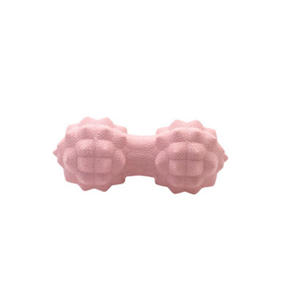 TPR – boule de Massage pour Relaxation musculaire, pour soulager les douleurs du corps, du cou, des jambes, du dos et du pied: Peanut Balls-Pink