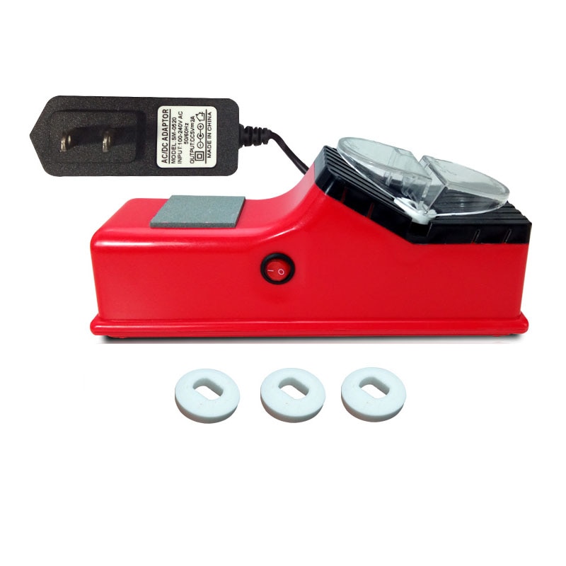 Elektrisk knivslip automatisk lätt snabb keramisk kniv/sax slipmaskin kvarn köksmaterial