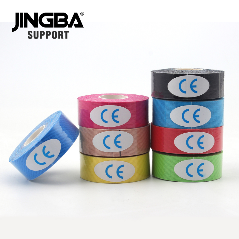 Jingba støtte elastisk bandasje sport teip kinesiologi teip løping treningsstudio tennis kne muskel smerte pleie restitusjon elastica teip