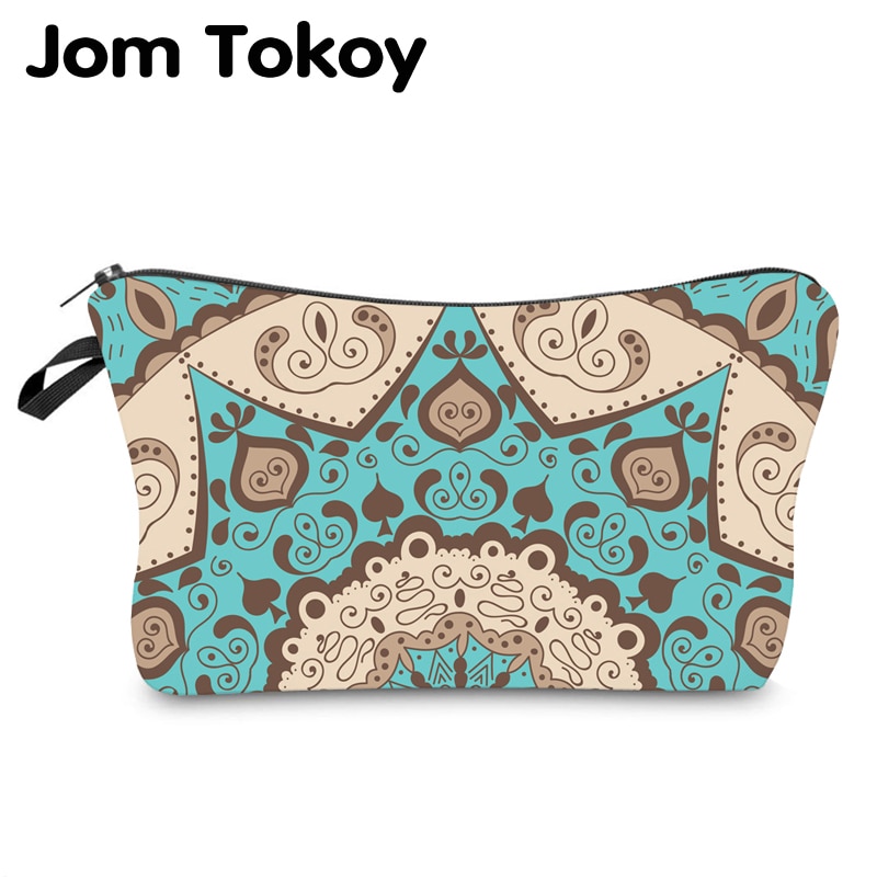 Jom Tokoy Waterbestendig Make-Up Tas Afdrukken Mandala Cosmetische Bag Organizer Bag Vrouwen Multifunctionele Schoonheid Tas Hzb977