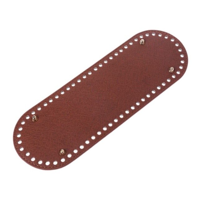 Almohadilla de cojín para hacer bolsos, bolsa moldeadora inferior para bolso de hombro, DIY, accesorios de bolso, fondo ovalado para bolso de punto, 30x10cm
