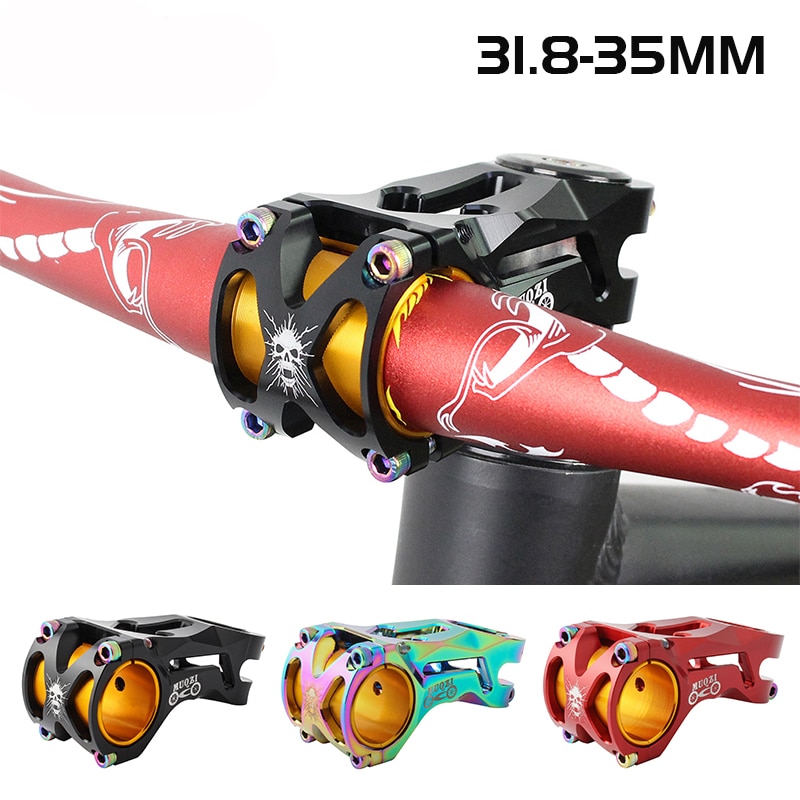 31.8/35mm mtb stuurpen 70mm lengtes cnc legering racefiets stuurpen fietsonderdelen accessoire 17 graden downhill mountainbike stuurpen