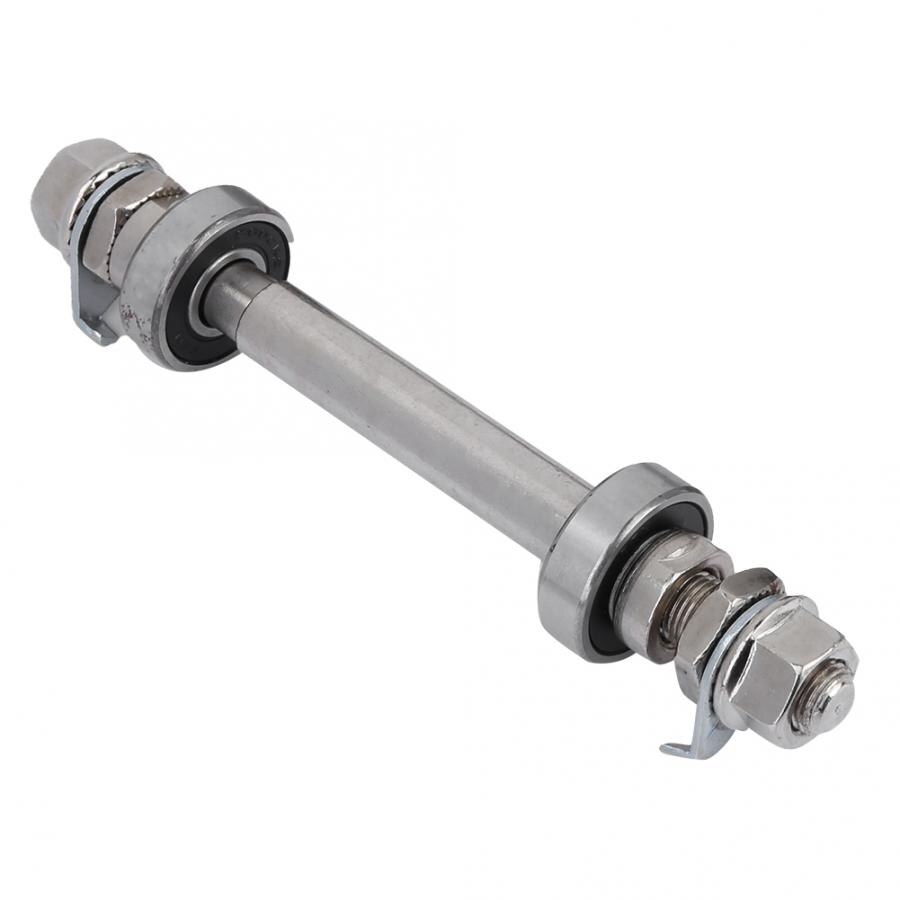 14CM 18CM Bicycle Wheel Hub Axle Front Rear 6000 Bearing Solid Shaft Bicycle Front/rear Axle Lever Bike Repair Tool Accessories