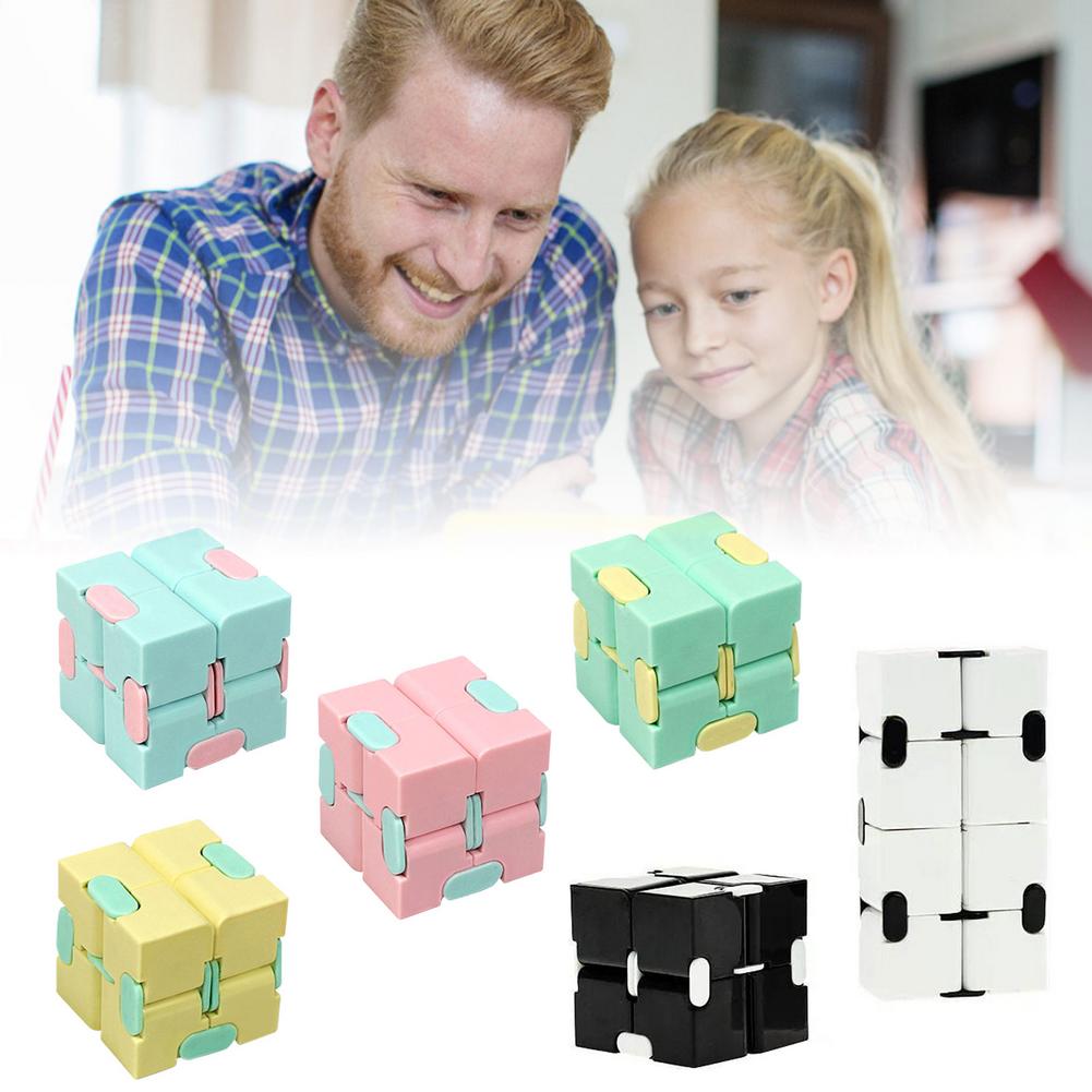 Infinity Puzzle Cube Mini Toy Finger EDC ansia antistress blocchi cubo bambini bambini giocattoli divertenti i migliori giocattoli regalo per bambini