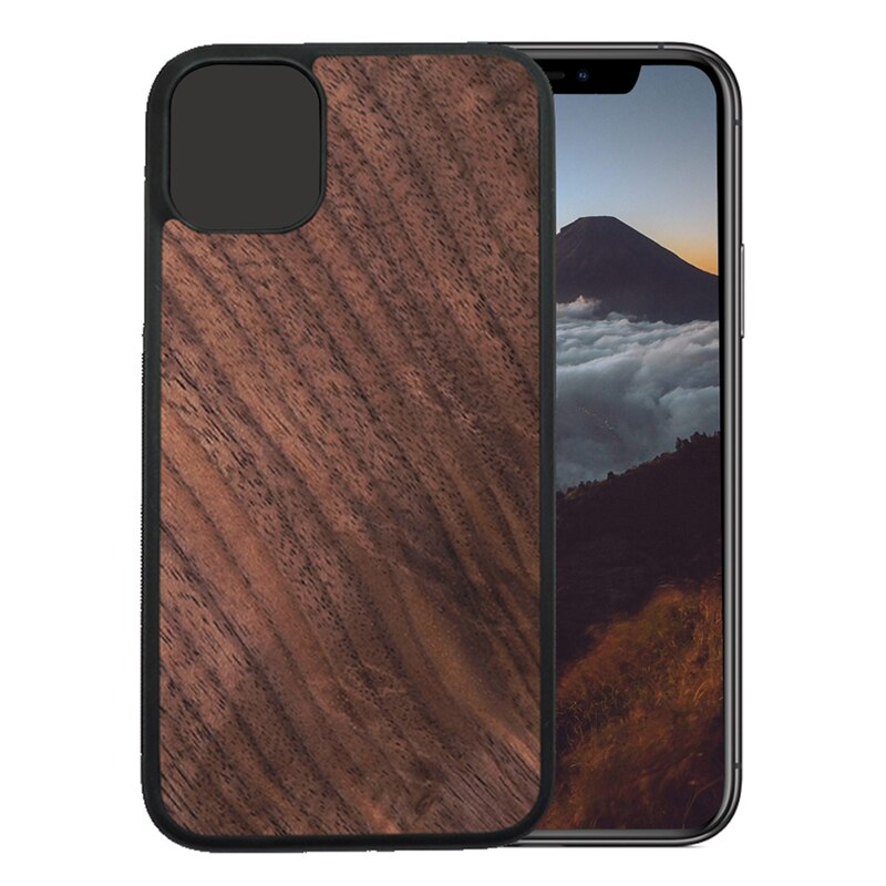 Phone Case Wood Grain Unique & Classy Stylish & Eco-Friendly Style Wood Case