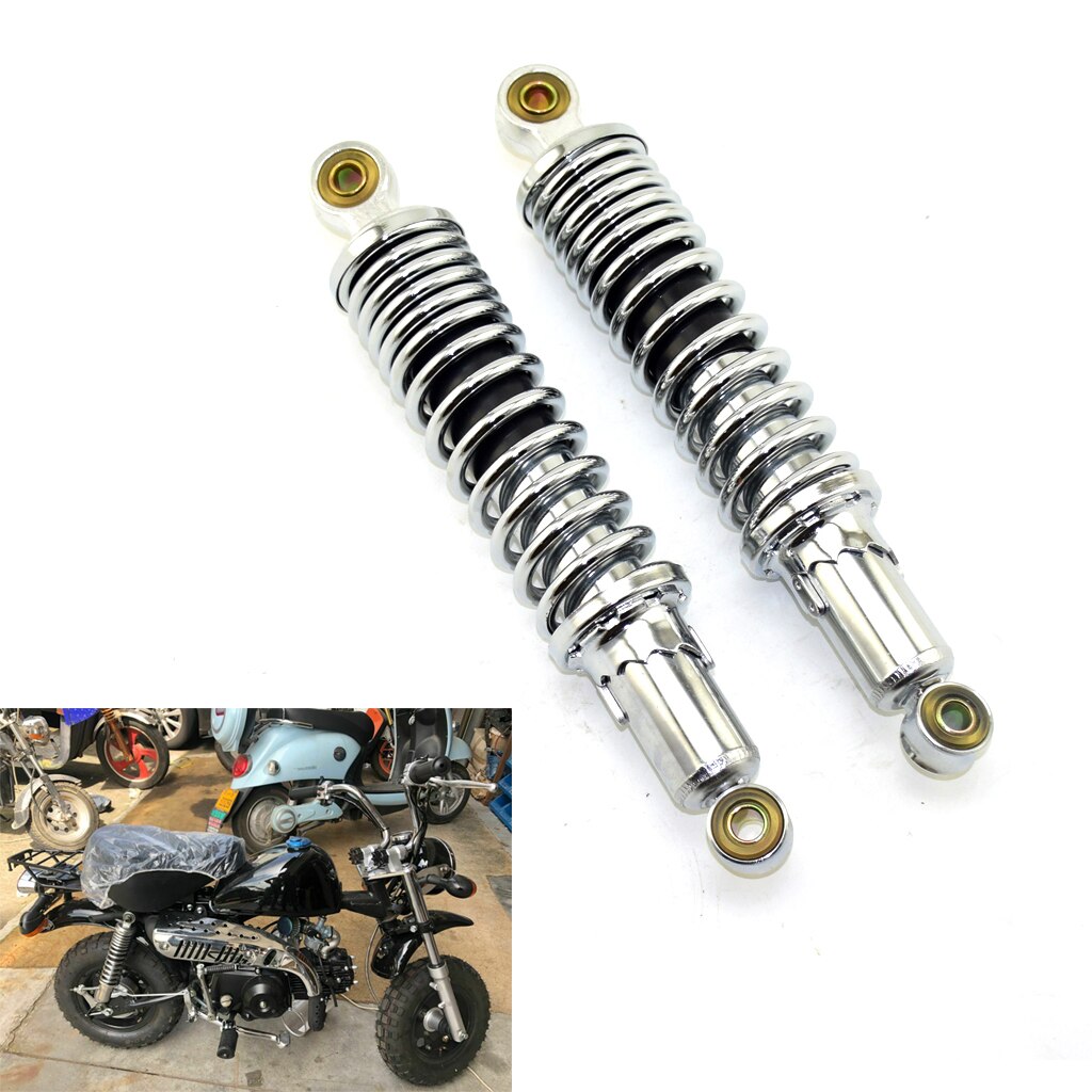 280mm Chrome Shocks for honda Monkey bike Z50J 50CC pit bike motorcycle parts 1 pair