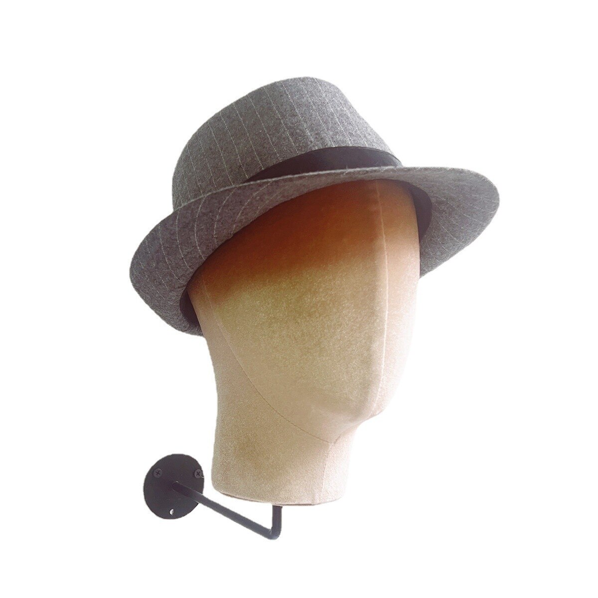 1 Stuk Stof Cover Muur Opknoping Model Mannequin Hoofd Voor Pruiken En Hoed Display
