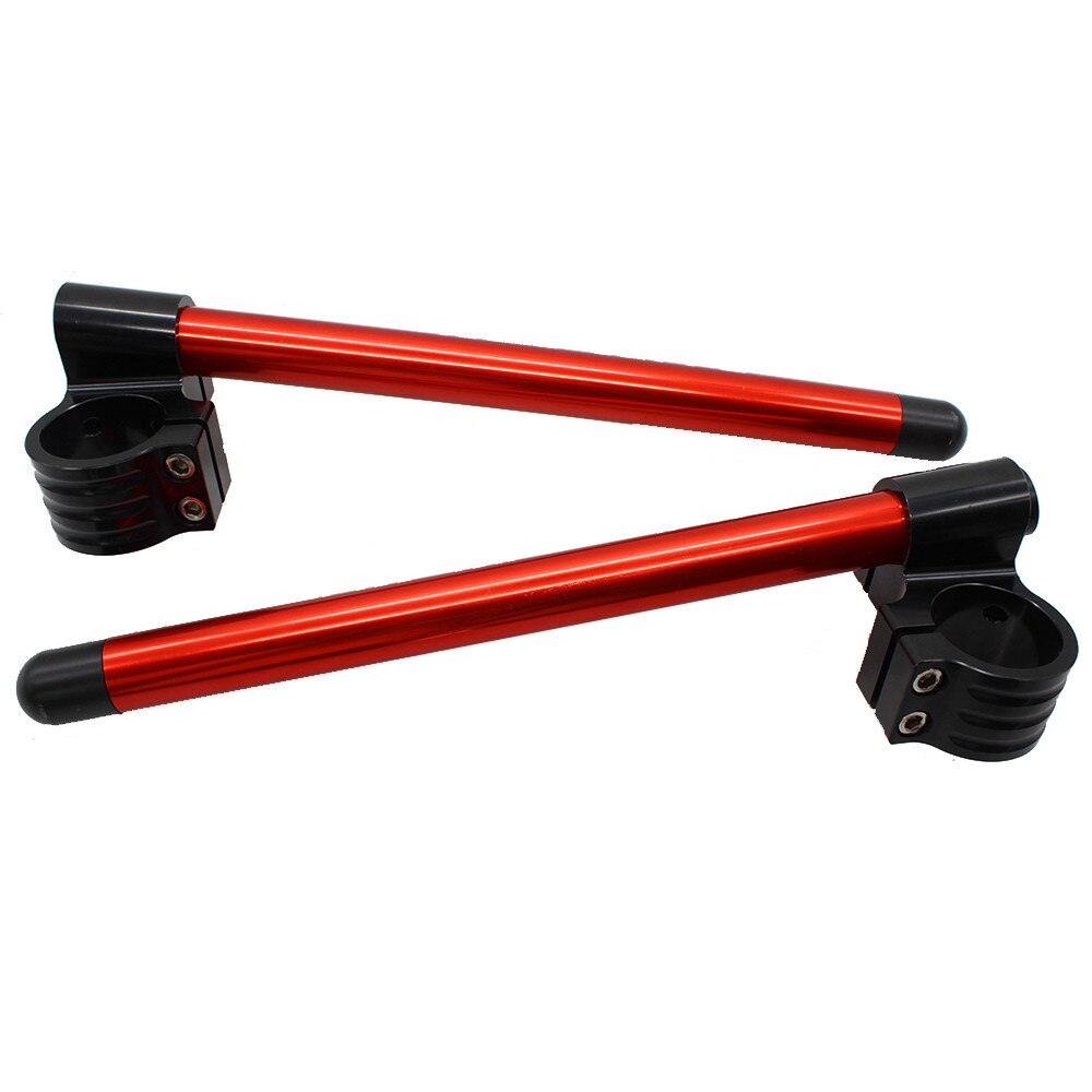 ROOD 31 33 35 36 37 41 43 45 48 50 51 52 53 54mm Motorcycle Stuur Rised Riser clipon Clip On Clip-ons Vork Handvat Bar Clamp
